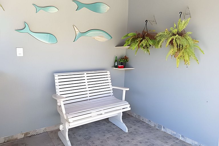 Praia, piscina e churrasco