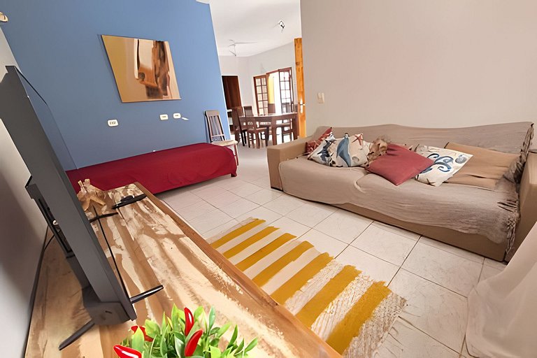 Praia, piscina e churrasco