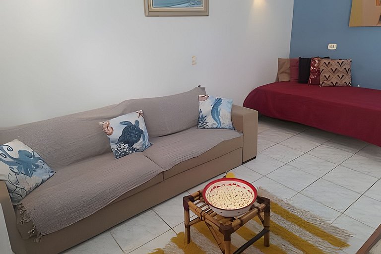 Praia, piscina e churrasco