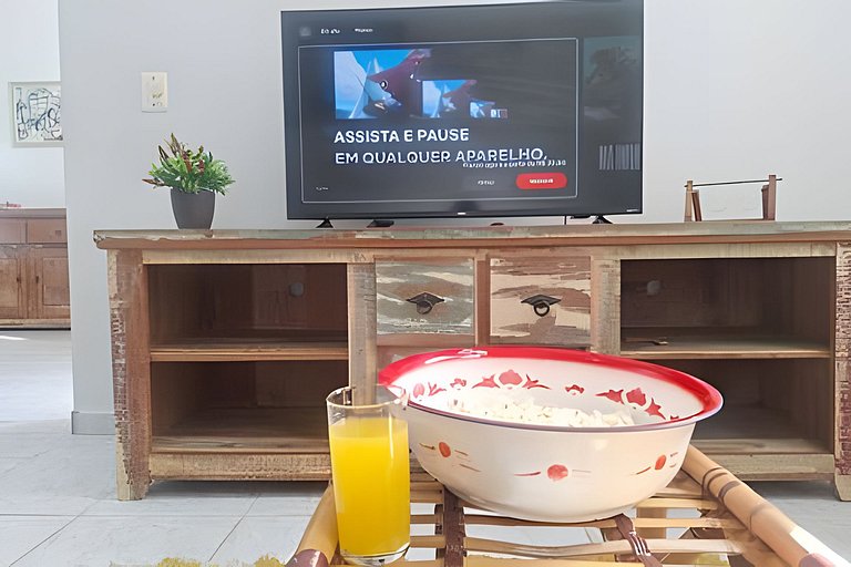 Praia, piscina e churrasco