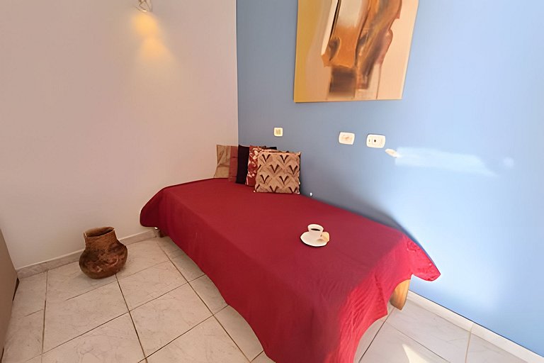 Praia, piscina e churrasco