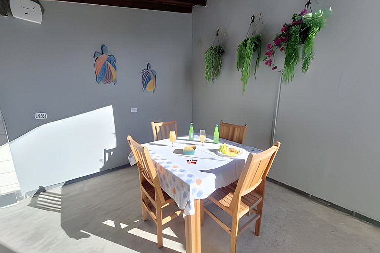 Praia, piscina e churrasco