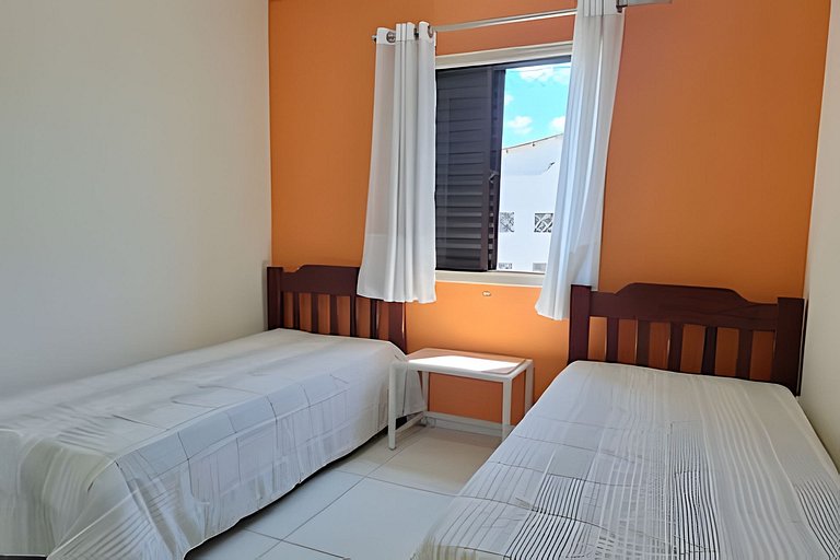 Cobertura com jacuzzi, churrasqueira e vista mar