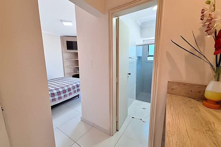 Cobertura com jacuzzi, churrasqueira e vista mar