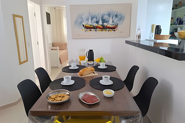 Apartamento com piscina e churrasqueira