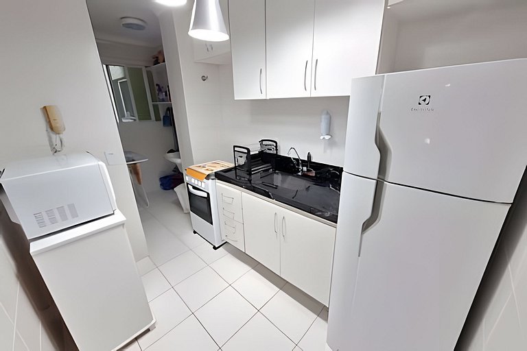 Apartamento com piscina e churrasqueira