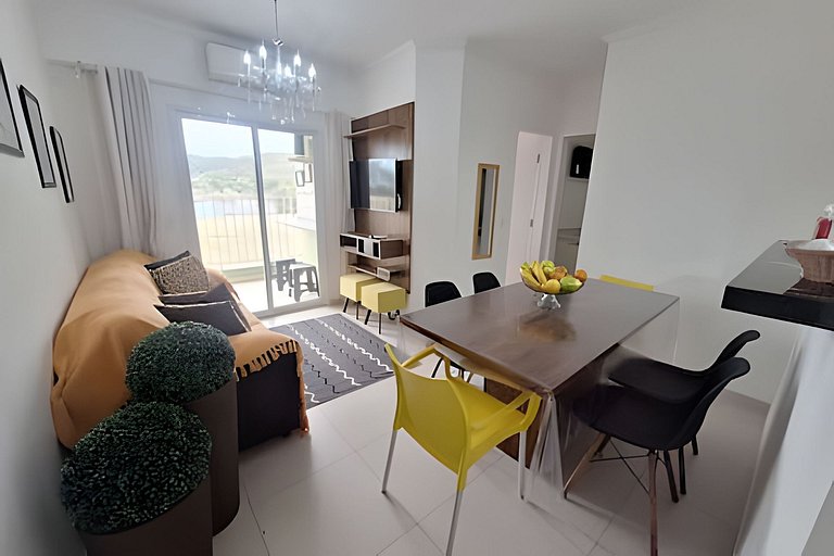 Apartamento com piscina e churrasqueira