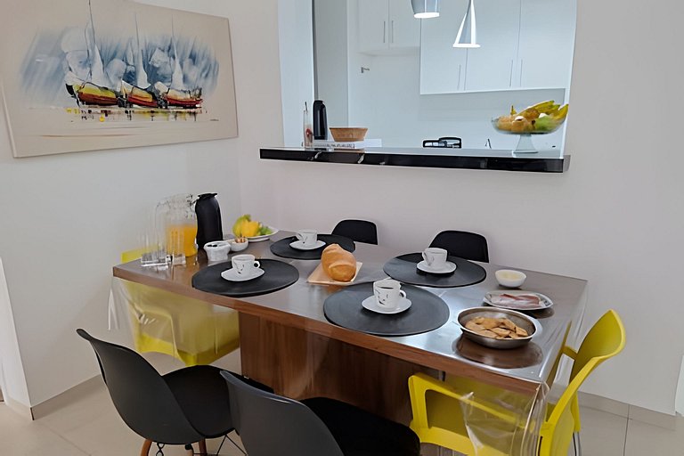 Apartamento com piscina e churrasqueira