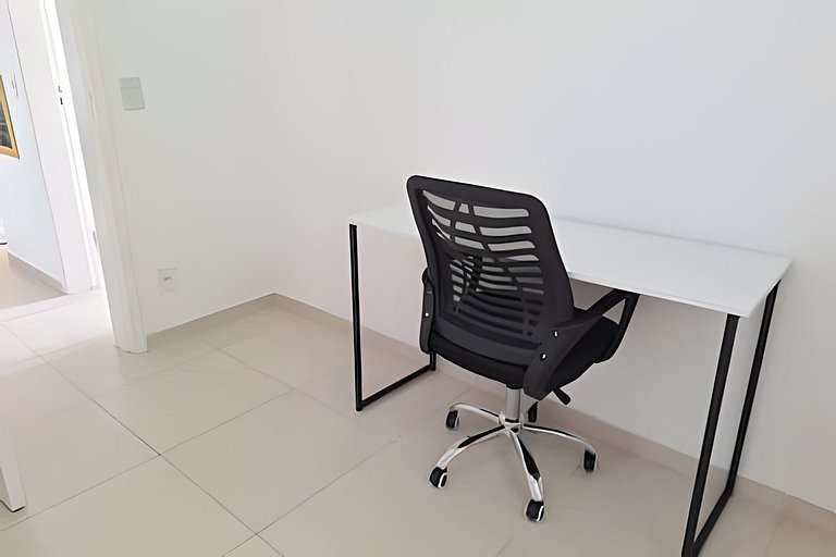 Apartamento com piscina e churrasqueira