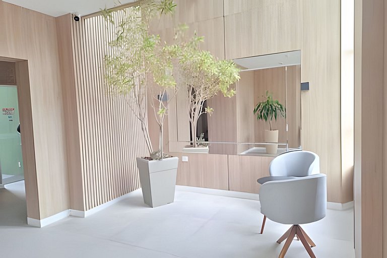 Apartamento com piscina e churrasqueira