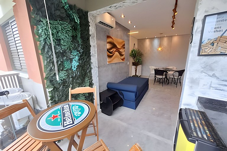 Apto charmoso em cond Clube na Martim de Sá