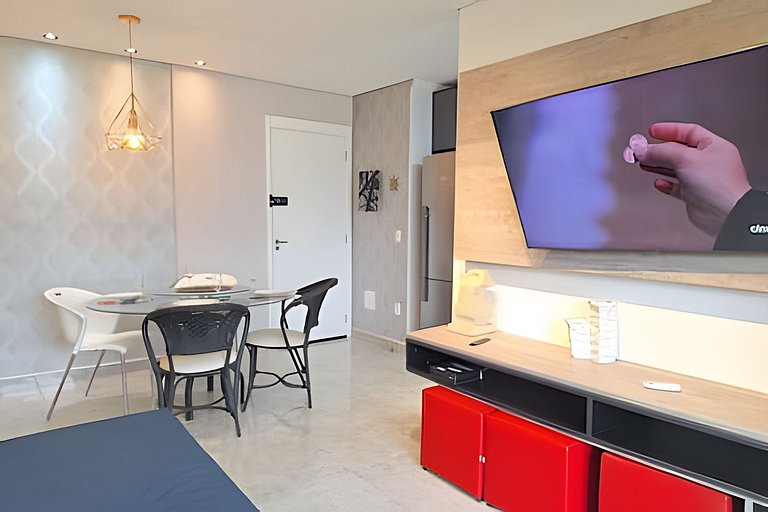 Apto charmoso em cond Clube na Martim de Sá