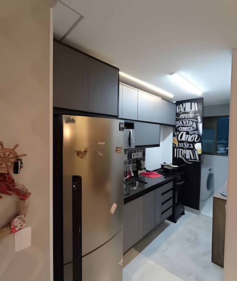 Apto charmoso em cond Clube na Martim de Sá