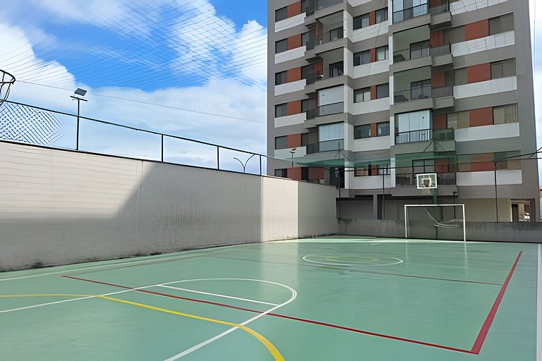 Apto charmoso em cond Clube na Martim de Sá