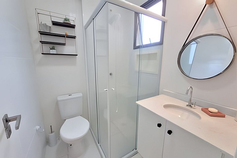 Apto charmoso em cond Clube na Martim de Sá